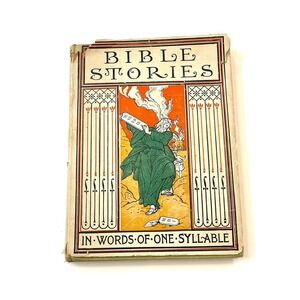 Vintage Children's Bible Stories Book – 1900s Illustrated Edition